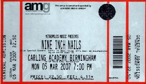 <a href='concert.php?concertid=637'>2007-03-04 - Academy - Birmingham</a>